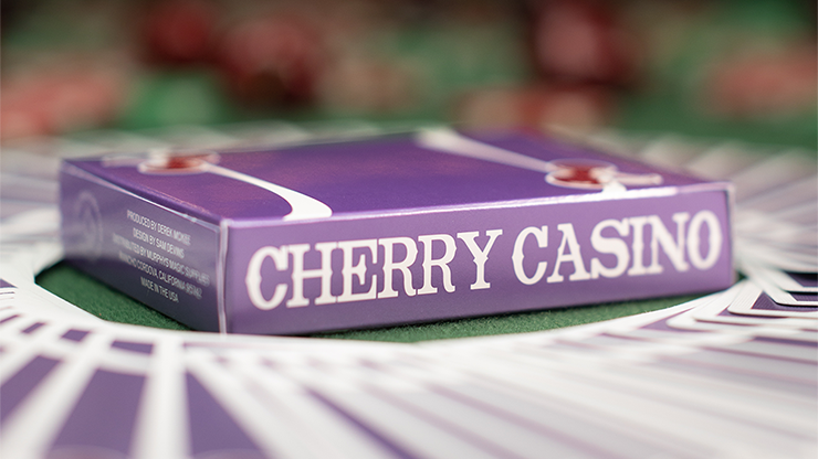 Naipes Cherry Casino (Desert Inn Purple) de Pure Imagination Projects 