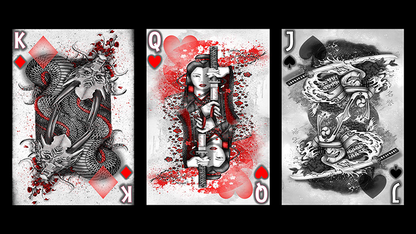 Silver Dragon (Standard Edition) Playing Cards by Craig Maidment