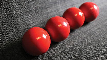 Bolas de billar de madera (1.75" rojo) de Classic Collections - Trick