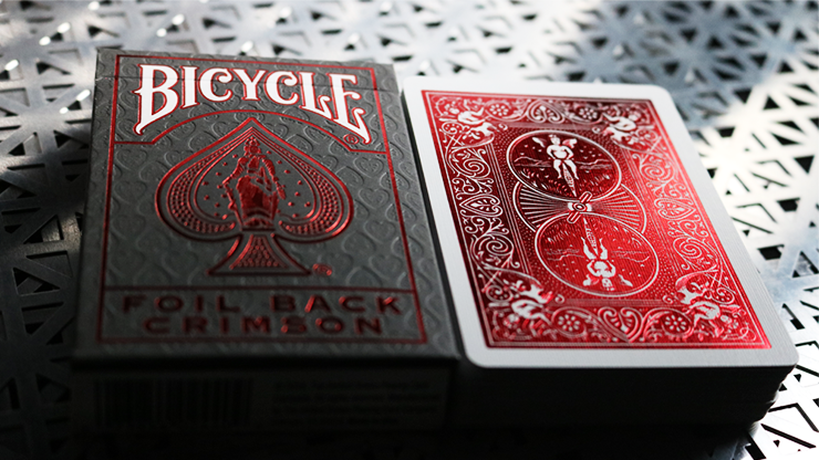 Bicycle Rider Back Crimson Luxe (Rojo) Versión 2 por US Playing Card Co