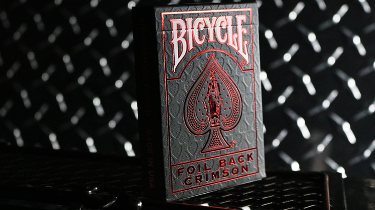 Bicycle Rider Back Crimson Luxe (Rojo) Versión 2 por US Playing Card Co