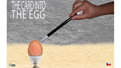 THE CARD INTO THE EGG (Gimmicks and Online Instructions) by Alan Alfredo Marchese and Aprendemagia