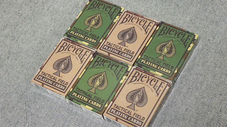 Bicycle Tactical Field Green Camo/Brown Camo (6 barajas) de US Playing Card Co
