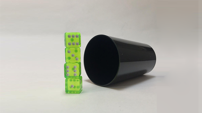 Dice Stacking Cup Pro (Gimmicks and Online Instructions) by Bazar de Magia - Trick