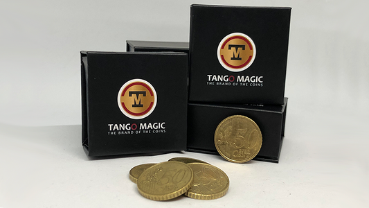 Perfect Shell Coin Set Euro 50 Cent (Carcasa y 4 Monedas E0091) de Tango Magic - Trick