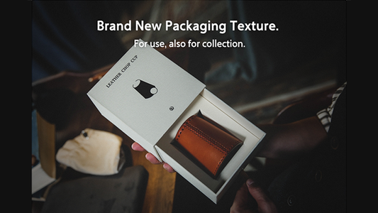 Chop Cup de cuero con bolas (marrón) de TCC 