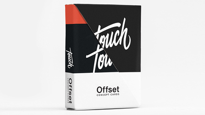 Offset Orange Playing Cards by Cardistry Touch