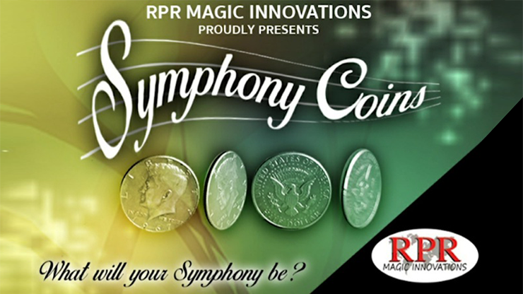 Trucos e instrucciones en línea de Symphony Coins (cuarto de EE. UU.) de RPR Magic Innovations - Truco 