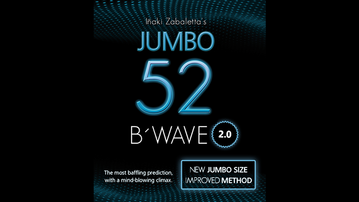 52 B Wave Jumbo 2.0 (trucos e instrucciones en línea) de Vernet Magic - Truco 