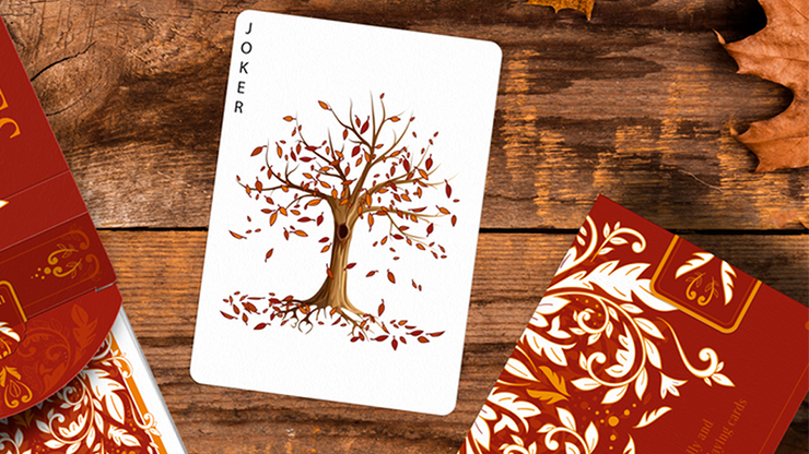 Leaves Autumn Edition Collector's Box Set Playing Cards by Dutch Card House Company