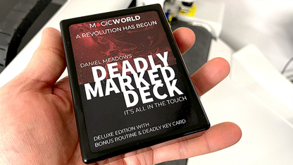 DEADLY MARKED DECK BLUE BICYCLE (trucos e instrucciones en línea) de MagicWorld - Truco 