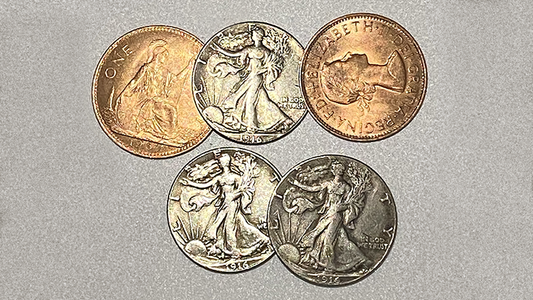 Réplica Walking Liberty Hopping Half (trucos e instrucciones en línea) de Tango Magic - Truco 