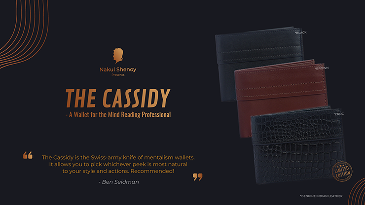 THE CASSIDY WALLET BLACK de Nakul Shenoy - Truco 