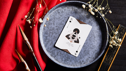 Oriental Memory Black playing Cards