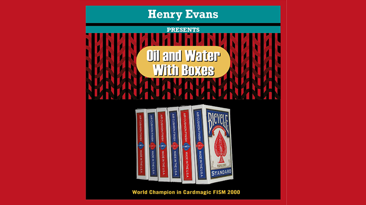 Oil and Water Boxes (Gimmicks and Online Instructions) by Henry Evans - Trick