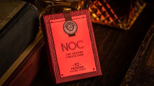 NOC (Rojo) The Luxury Collection Playing Cards de Riffle Shuffle x The House of Playing Cards