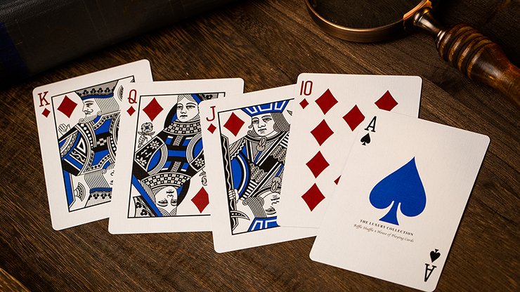 NOC (Azul) The Luxury Collection Playing Cards de Riffle Shuffle x The House of Playing Cards