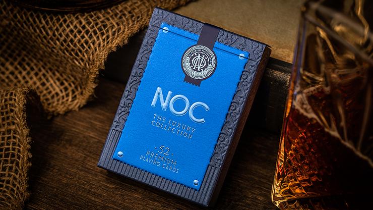 NOC (Azul) The Luxury Collection Playing Cards de Riffle Shuffle x The House of Playing Cards