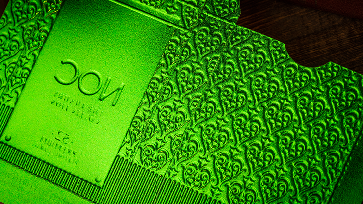 NOC (verde) The Luxury Collection Playing Cards de Riffle Shuffle x The House of Playing Cards