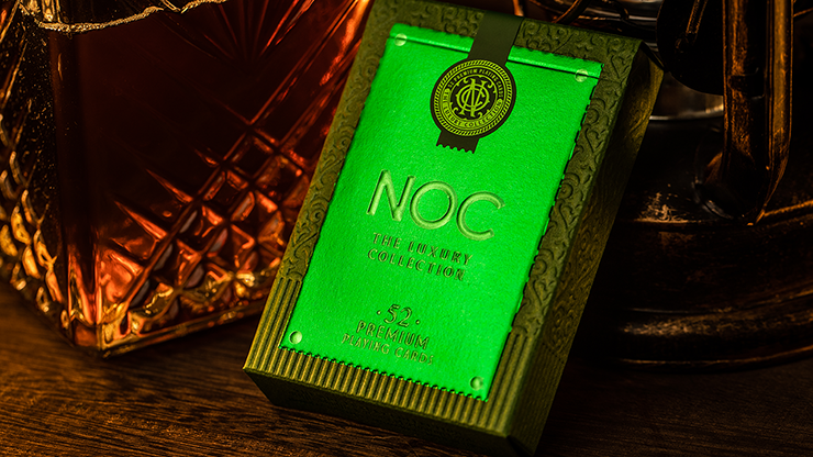 NOC (verde) The Luxury Collection Playing Cards de Riffle Shuffle x The House of Playing Cards