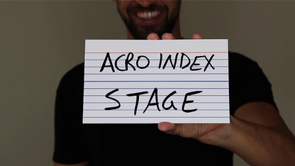 Acro Index Dry Erase Large 5"x8"(Trucos e instrucciones en línea) de Blake Vogt - Truco 