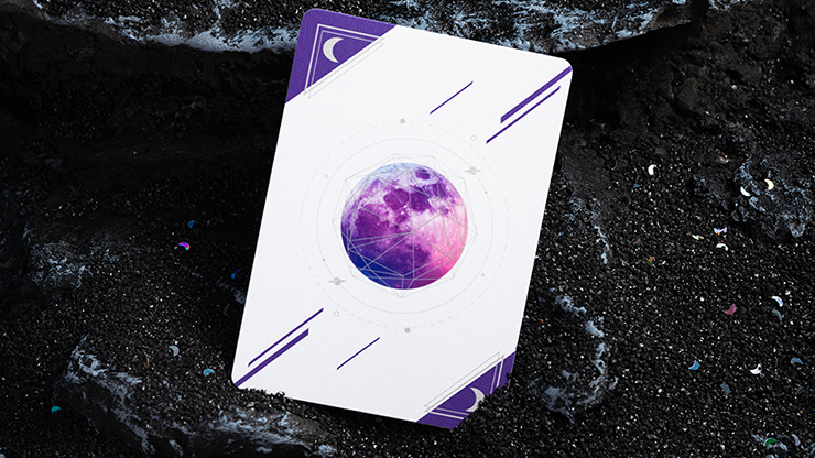 The Moon (Purple Edition) Playing Cards by Solokid