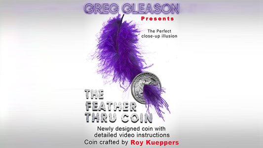Feather Thru Coin (Quarter) de Roy Kueppers - Truco 