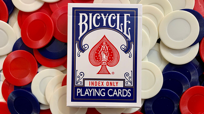 Bicycle Index Only Blue Playing Cards