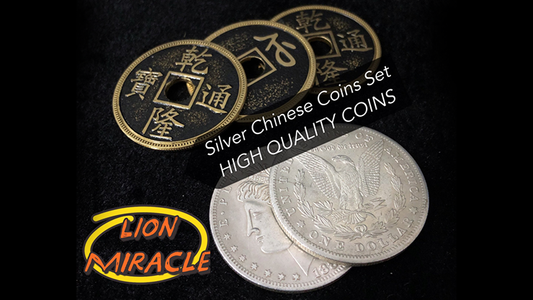 Juego de Monedas Chinas de Plata de Lion Miracle - Truco 