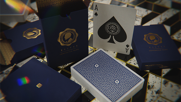 DMC ELITES: V4 Sovereign Blue Playing Cards