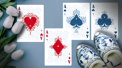 White Tulip Jugando a las cartas Dutch Card House Company