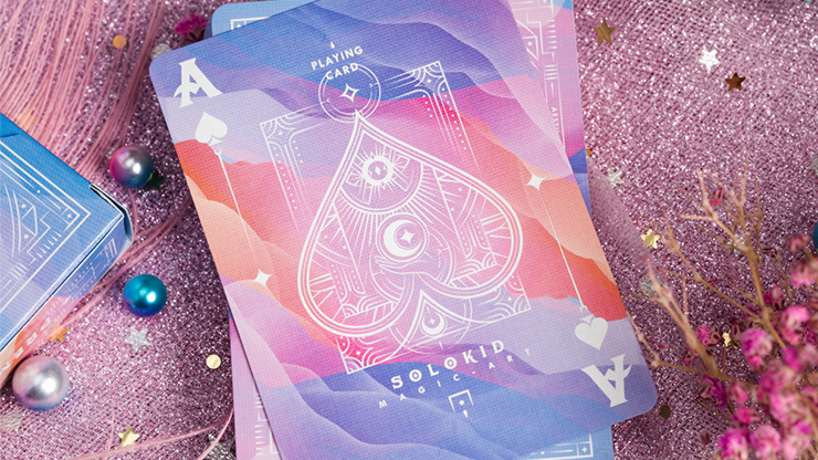 Naipes Solokid Rainbow Dream (Purple Blue) de Solokid Playing Card Co.