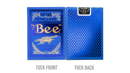 Naipes Bee Blue MetalLuxe de US Playing Card