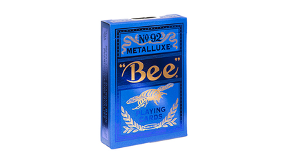 Naipes Bee Blue MetalLuxe de US Playing Card