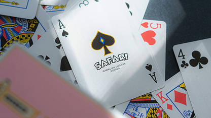 Safari Casino Pink Playing Cards by Gemini