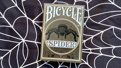 Araña de bicicleta dorada (verde) Naipes