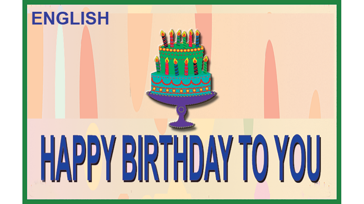 FELIZ CUMPLEAÑOS RASGADO Y RESTAURADO (inglés) 25 u. por Uday's Magic World - TRUCO