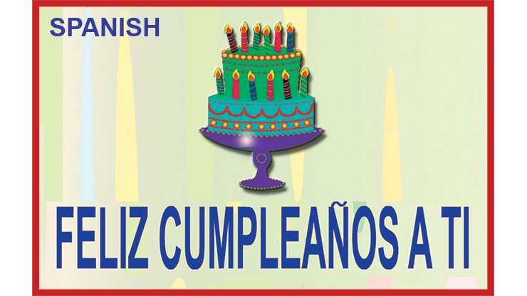 FELIZ CUMPLEAÑOS ROTO Y RESTAURADO (español) 25 u. por Uday's Magic World - TRUCO