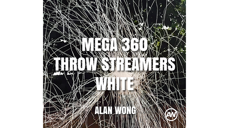 MEGA 360 Throw Streamers WHITE de Alan Wong - Truco 