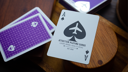 Lounge Edition en Passenger Purple de Jetsetter Playing Cards