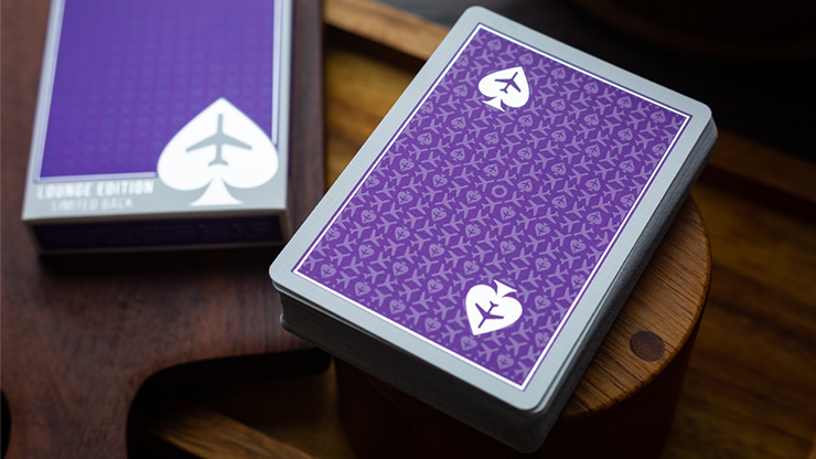 Edición limitada Lounge en Passenger Purple de Jetsetter Playing Cards