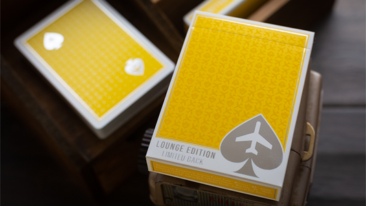 Edición limitada Lounge en Taxiway Yellow de Jetsetter Playing Cards