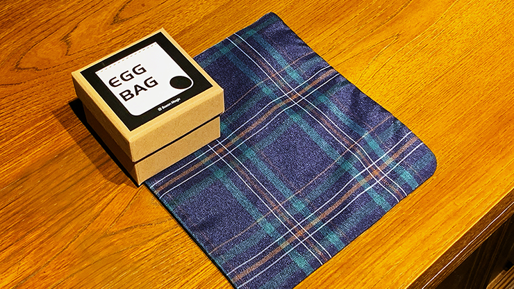 EGG BAG BLUE PLAID by Bacon Magic - Trick