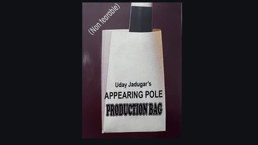 APARECIENDO POLE BAG WHITE (Gimmicked / No Tear) por Uday Jadugar - Truco