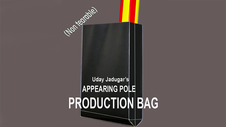 APARECIENDO POLE BAG BLACK (Gimmicked / No Tear) por Uday Jadugar - Truco