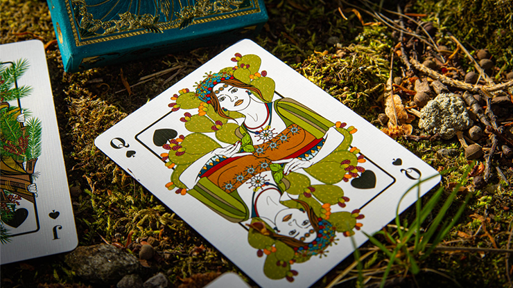 The Green Man Playing Cards (Verano) de Jocu