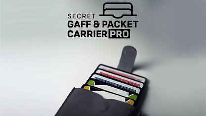 SECRET GAFF Y TRANSPORTADOR DE PAQUETES PRO (Cuero Negro) 