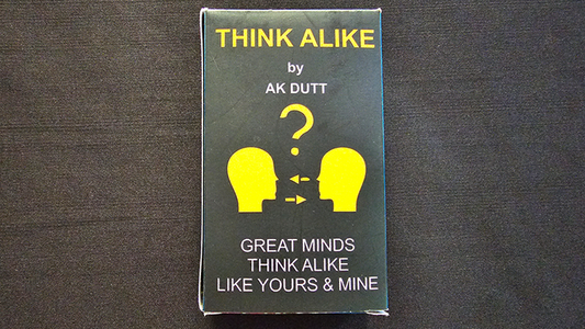 THINK ALIKE de AK Dutt - Truco 