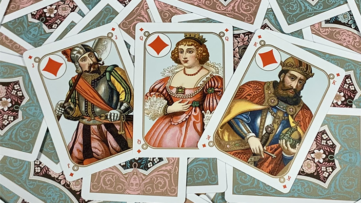 Four Continents (Red) Playing Cards