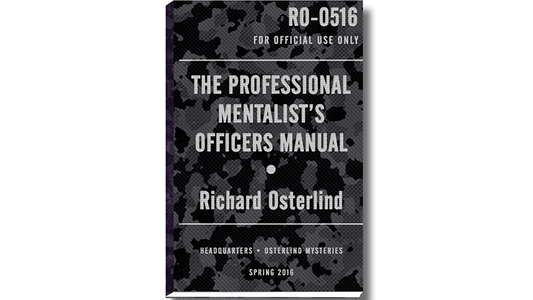 Manual de Oficiales del Mentalista Profesional de Richard Osterlind - Libro